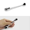 1/4 inch Mini 72 Tooth Ratchet Wrench CR-V Socket Spanner Car Repair Tool
