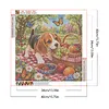 Diamond Painting -5D Full Round Drill Beagle Puppy(40x40cm)