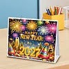 Diamond Art Painting 2027 Desk Calendar Non-Fading DIY Diamond Painting Calendar Ornament Multi Purpose DIY Resin Paintings Desks Kit for Office Home Interior Decoration (monthly festival)