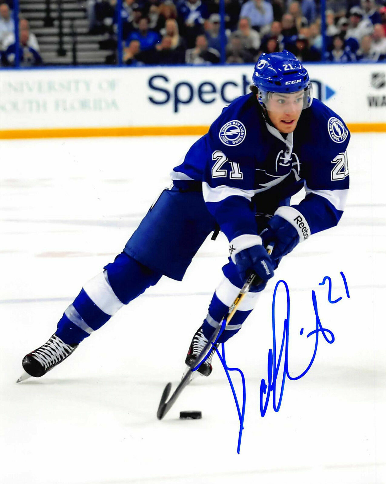Brayden Point Autographed Signed 8x10 Photo Poster painting ( Maple Leafs ) REPRINT
