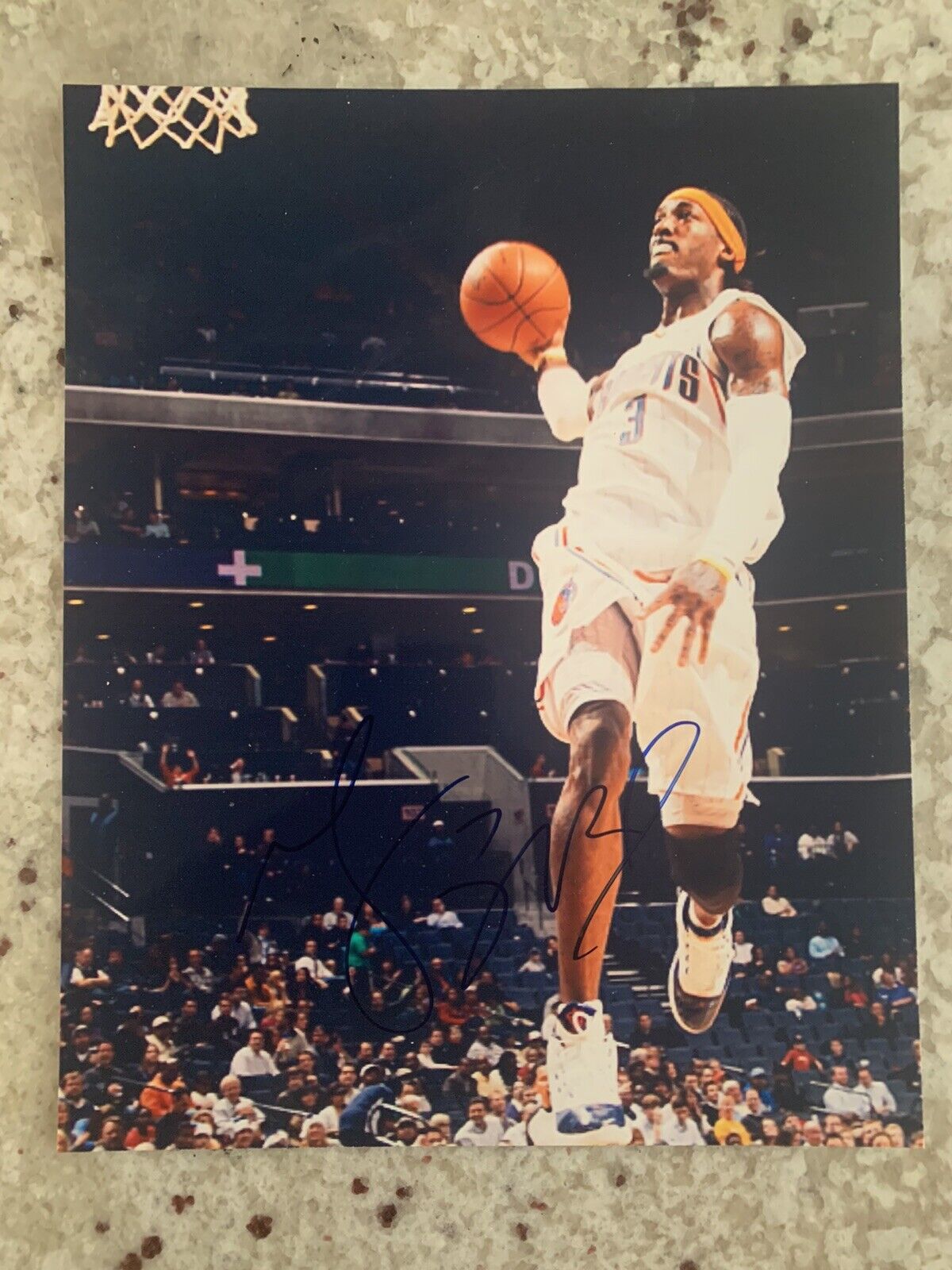Gerald Wallace signed 8X10 Photo Poster painting Charlotte Bobcats
