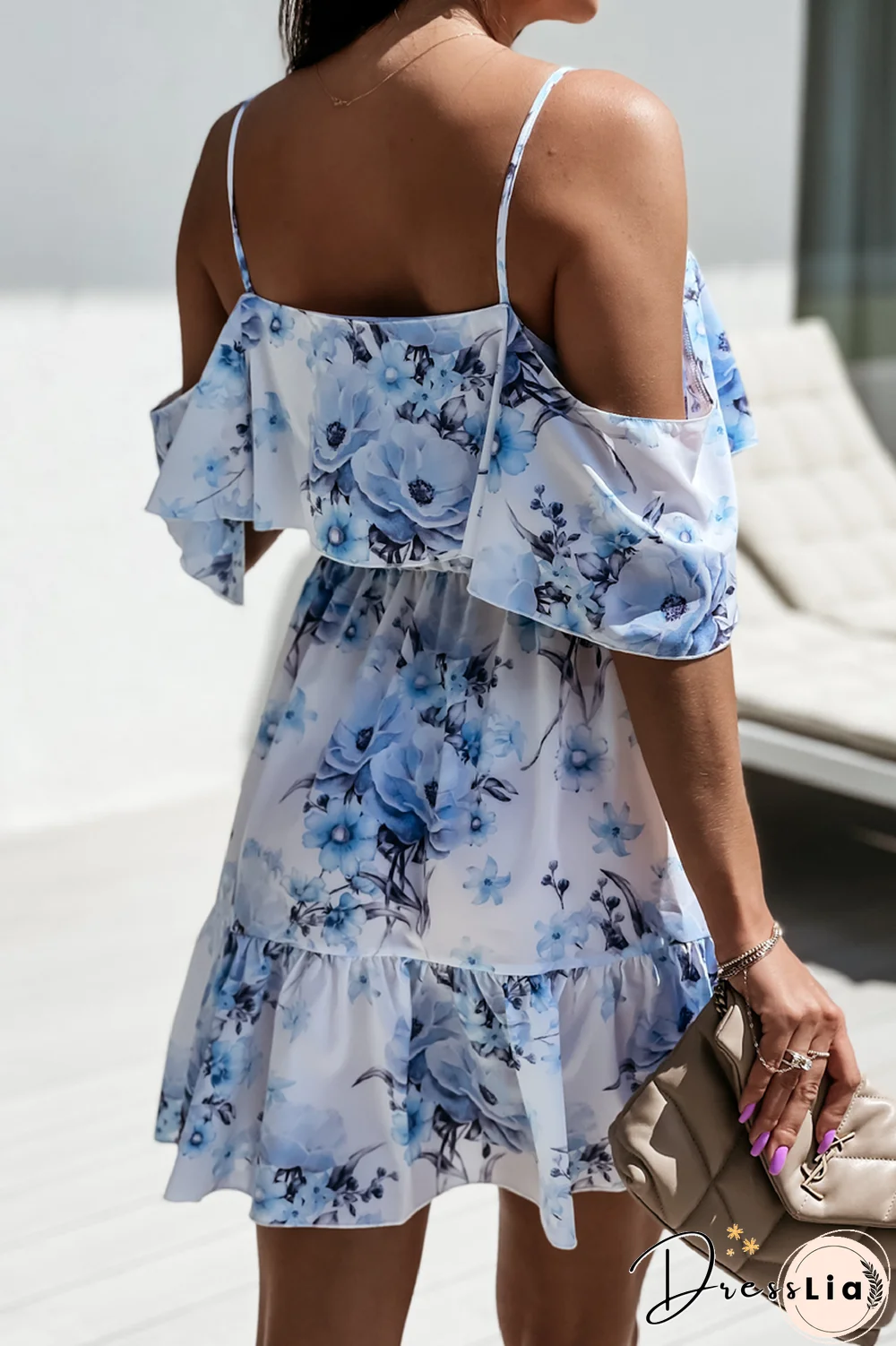 KarliDress Look Past The Moonlight Tiered Floral Dress P12641