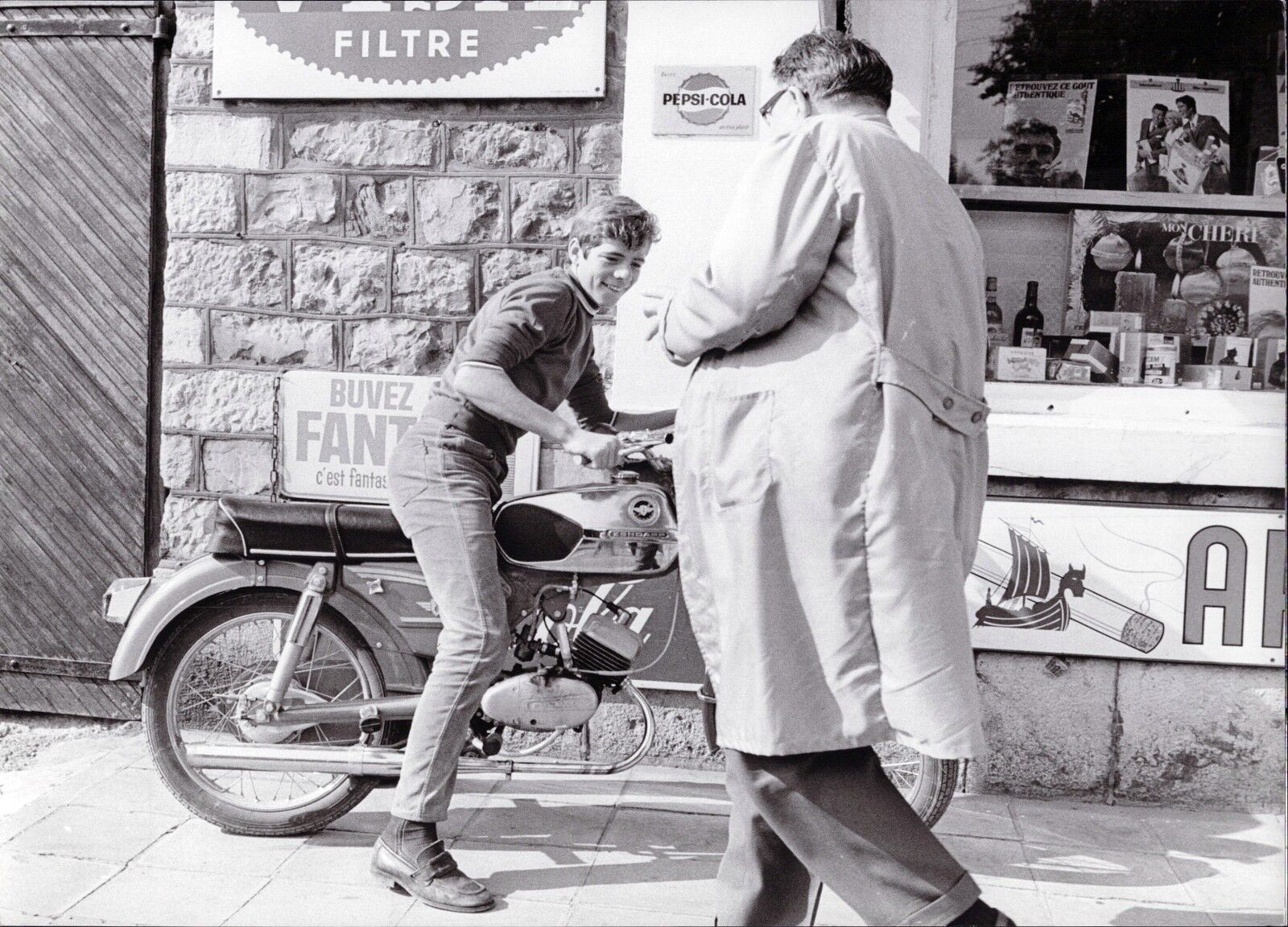 Heintje - Motorcycle - Vintage Press Photo Poster painting Norbert Unfried (U-3934