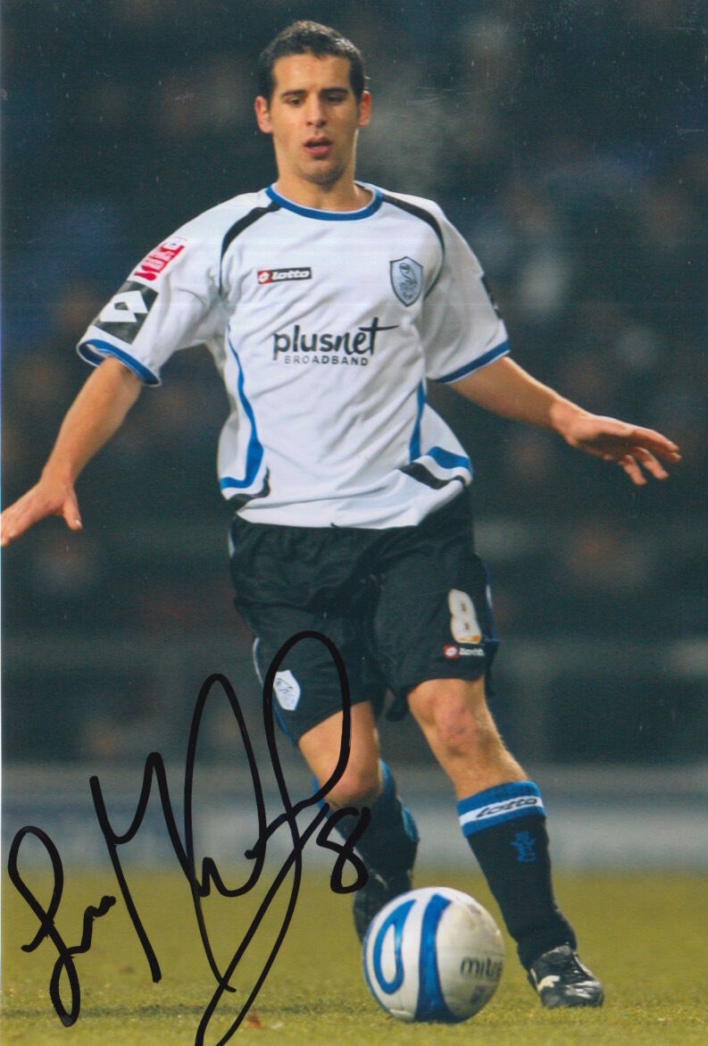 SHEFFIELD WEDNESDAY HAND SIGNED SEAN MCALLISTER 6X4 Photo Poster painting.