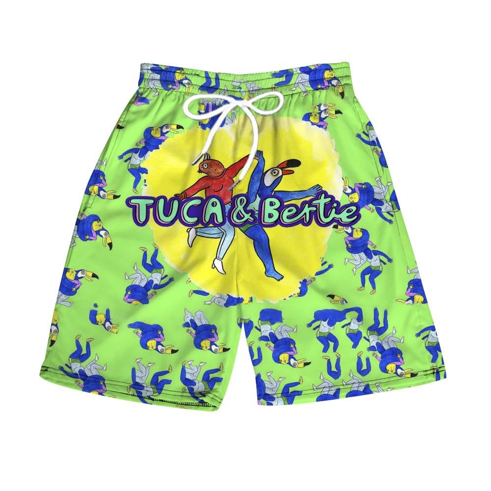 Tuca and Bertie Shorts Swim Trunks Summer Running Shorts for Men and Boys