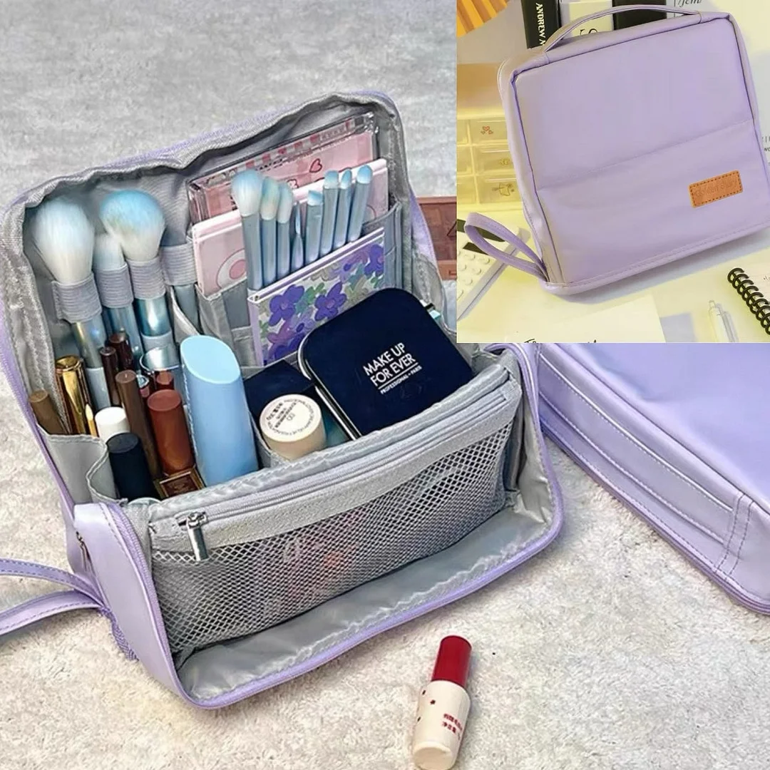 Standing Makeup Bag &ndash; Portable, Large Capacity