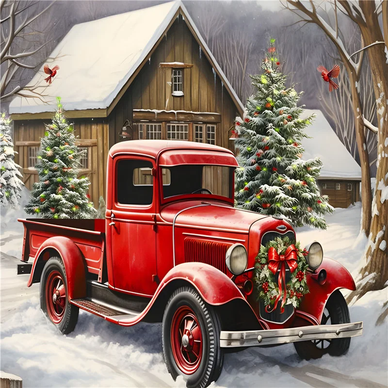 Diamond Painting - Full Round Drill - Car(Canvas|40*30cm)