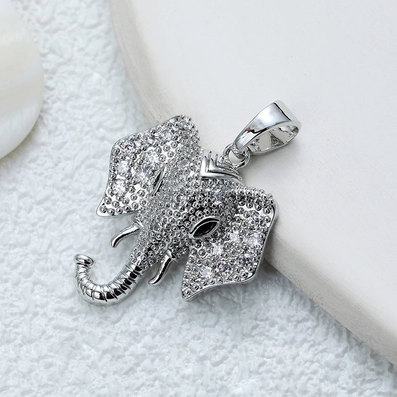 1 Piece Copper Lion Elephant Horse Pendant