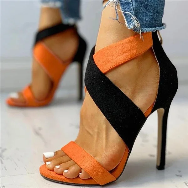 SHENGY Women Pumps Snake Wedding Shoes Sandals Summer Low Heel Shoes PU  Gladiator Luxury Shoes Women Designers Zapatos De Mujer