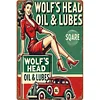 Wolf's Head Oil - Vintage Metal Signs(12*16Inch) - Gas