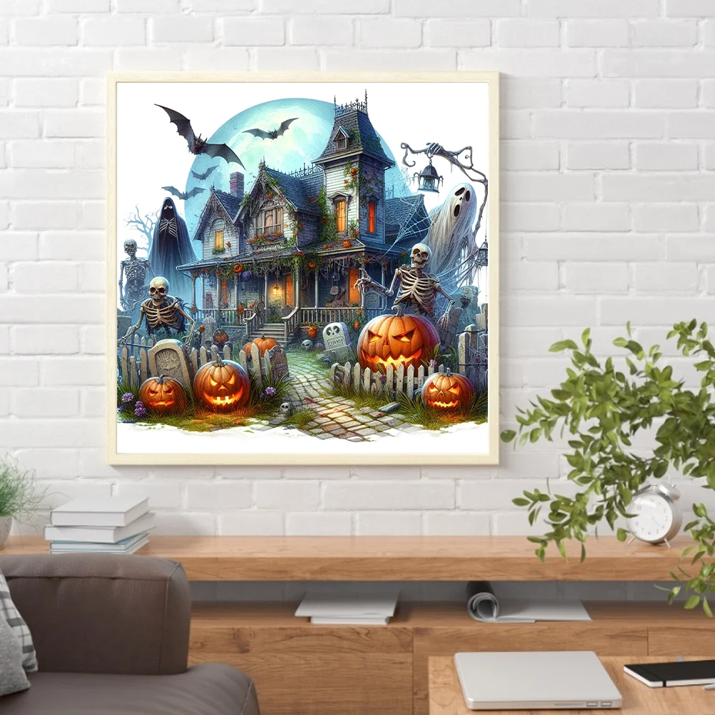 Diamond Painting - Full Round Drill - Halloween Horror Nights(Canvas|40*40cm)