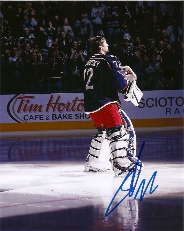 Columbus Blue Sergei Bobrovsky Signed Autographed 8x10 Photo Poster painting COA