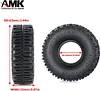 AMK 1.0" Rubber Mud Terrain Off Road Tires 24x62x22mm for 1/24 RC Crawler Car Axial SCX24 Gladiator Deadbolt 1/18 TRX4M (2PCS)