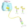 Interactive Cat Hanging Toys USB Charging Self-Play Pet Chase Toy Swing Feather Auto-Rebound Cat-Teasing Tool for Relieve Boredom Burn Energy
