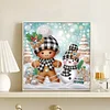 Diamond Painting-DIY Crystal Rhinestone Snowman