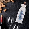 5D DIY Special Shaped Drill Diamond Painting Wine Bottle Bags Covers Kit (Flower)