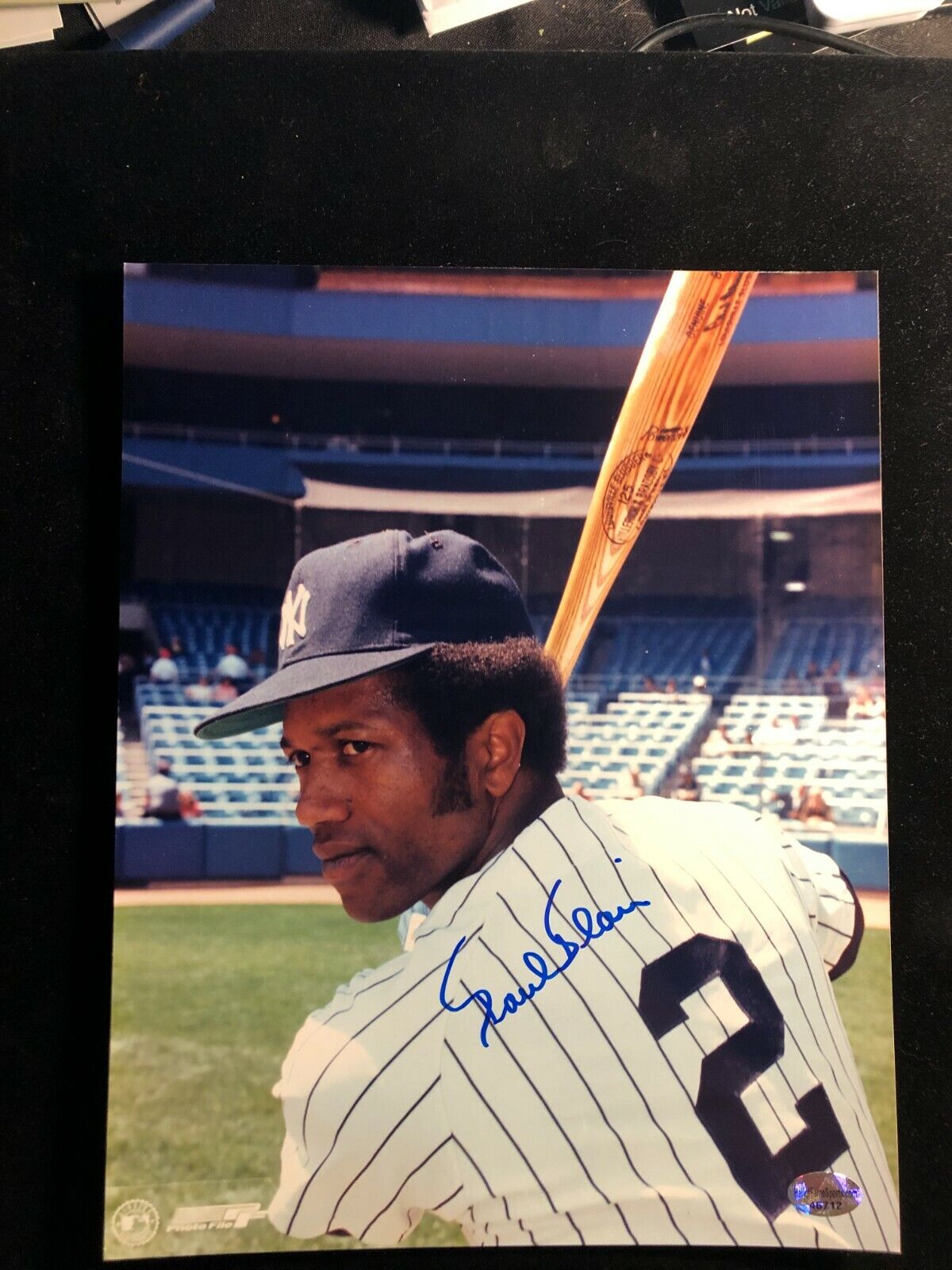 Paul Blair Signed Autographed Photo Poster painting - COA - New York Yankees