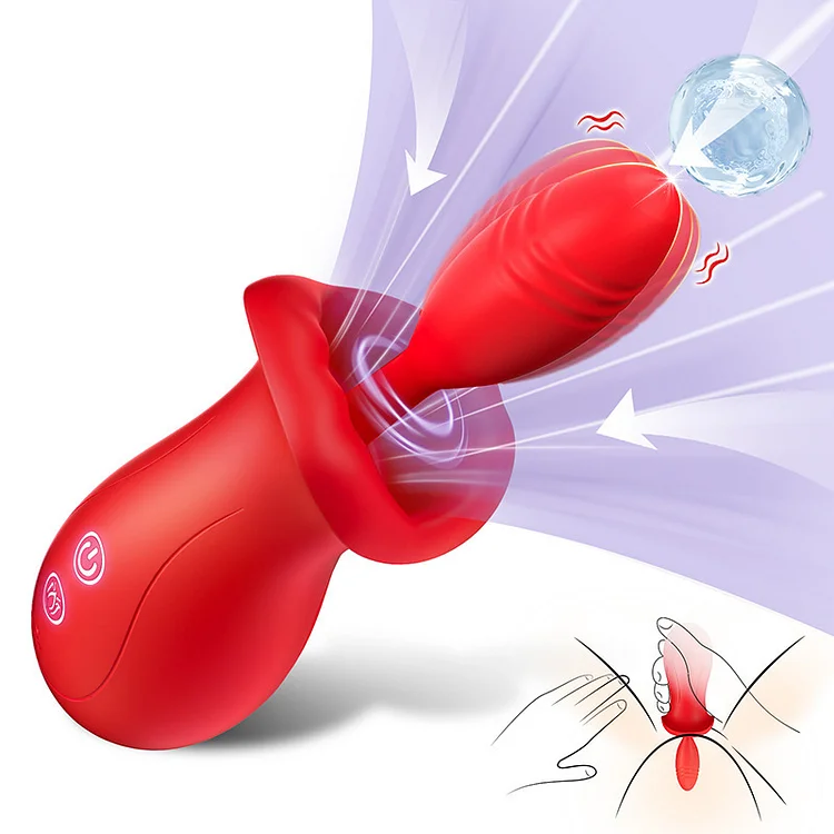 pearlsvibe -  10 Vibration 3 Suction Clitoral Nipple Vibrator Love Egg