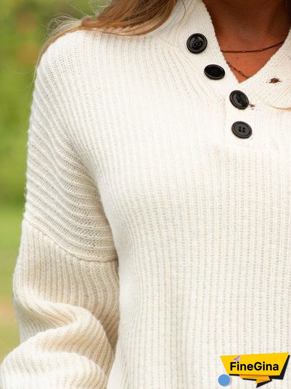 Acrylic Long Sleeve Sweater
