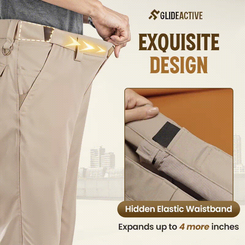 Last Day 50% Off✨Men's Active Khaki Pants With Expandable Waistband