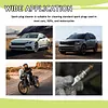 Aluminum Spark Plug Cleaner Sandblaster Automotive Tools Universal Sand Blasting Sparks Plugs with Brasive Material for Most Motorcycle Lawn Mower Cars