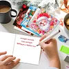 12Pcs Weihnachten - 5d DIY Handwerk Grußkarte