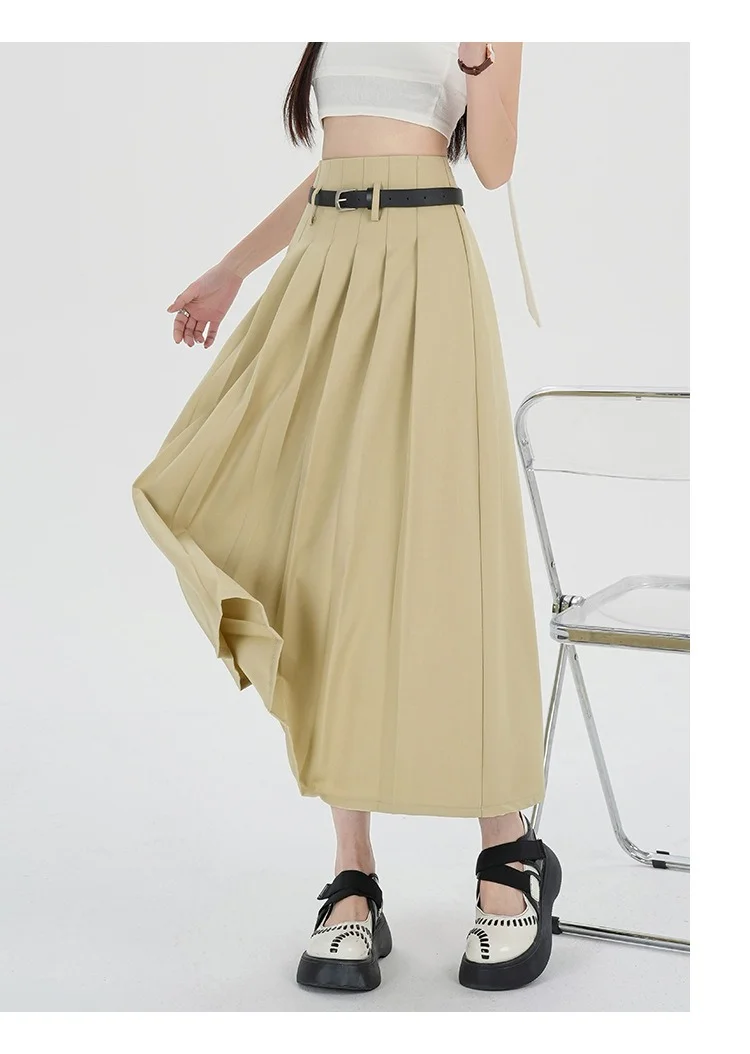 Casual Pleated Skirt QueenFunky