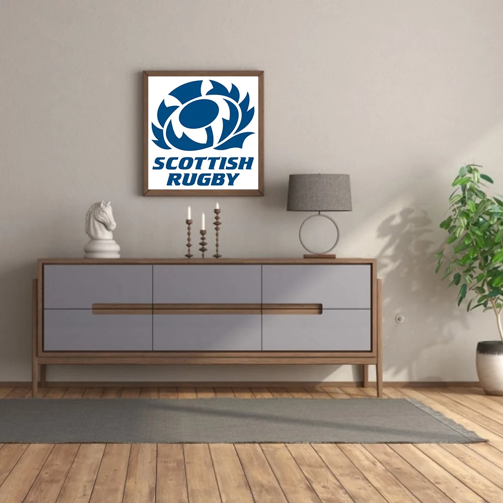 Full Round Diamond Painting 30*30cm - Scottish Rugby Union