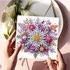 6Pcs Schneeflocken - 5d DIY Handwerk Grußkarte