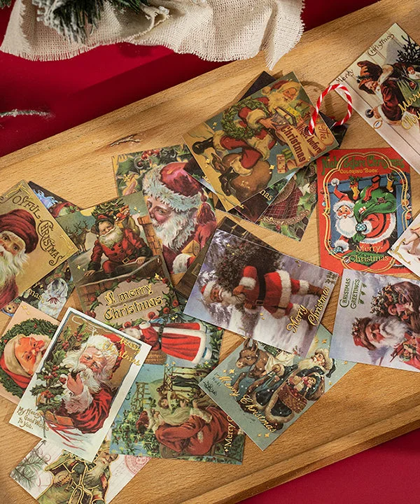 180 Pcs Christmas Celebration Bronzing Washi Stickers Set