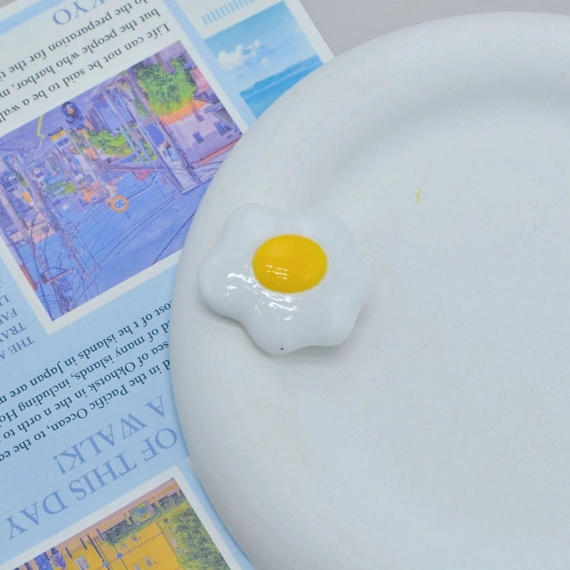 Women’s Cute Egg Plastic Epoxy Hair Clip