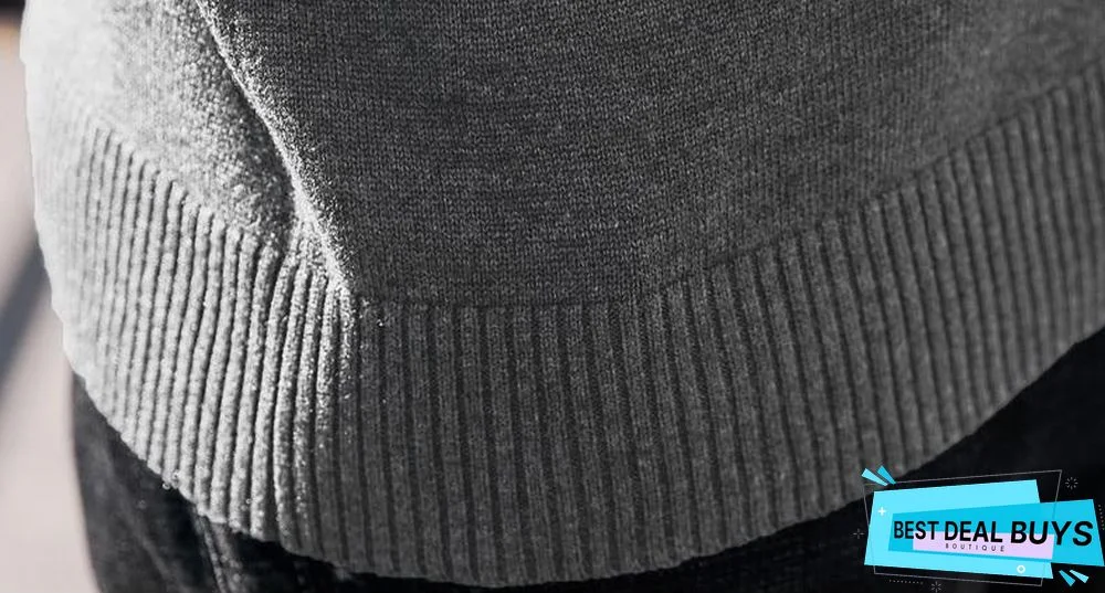 Mens V-Neck Sweater Casual Solid Color Sweater Plus Size Cardigan Tops