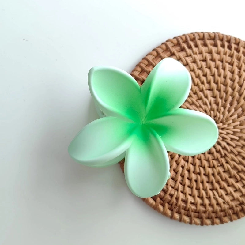 Egg Flower Hairpin Transparent AB Color Grab Hair Shark Clip Gradient Hair Grab Advanced Hair Accessories