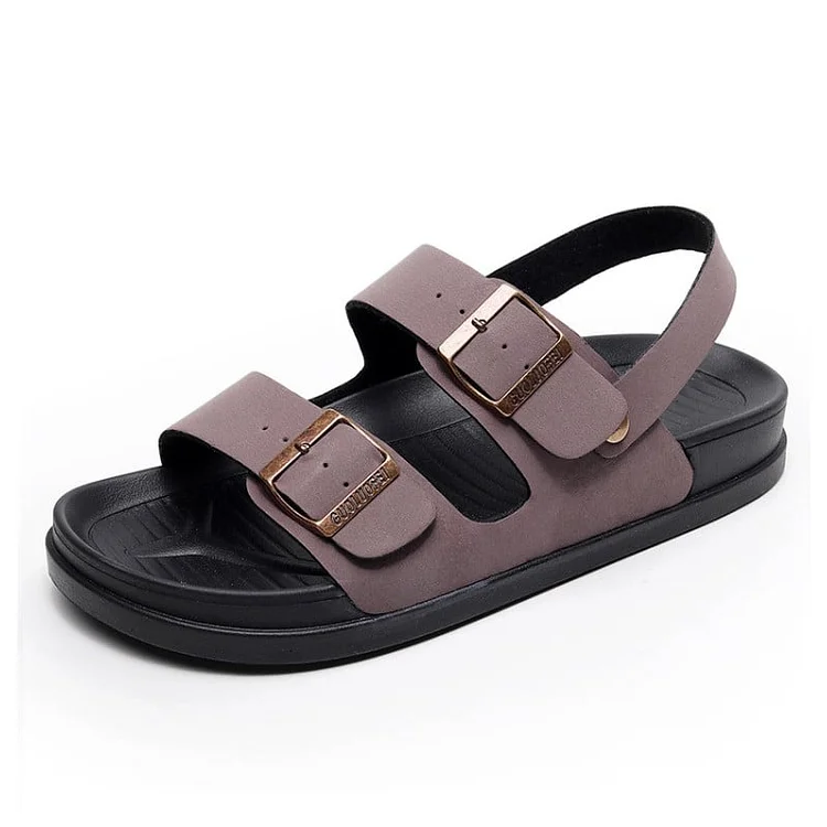 Men Waterproof Orthopedic Sandals Buckle Arch Support Beach Slides shopify Stunahome.com