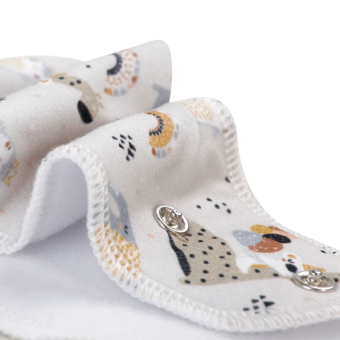 Egmao Baby Organic Cotton Baby Bibs - Fruits