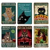 6PCS Cat - Metal Tin Signs(8*12Inch/12*16Inch) - Animal