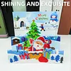 1Pcs Diamond Painting Christmas Sleigh Theme Greeting Card Set with Envelopes