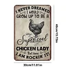 Chicken - Vintage Metal Signs(12*16Inch) - Chicken