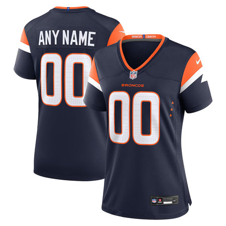 Women's Denver Broncos Nike Navy Alternate Mile High Collection Game Custom Jersey