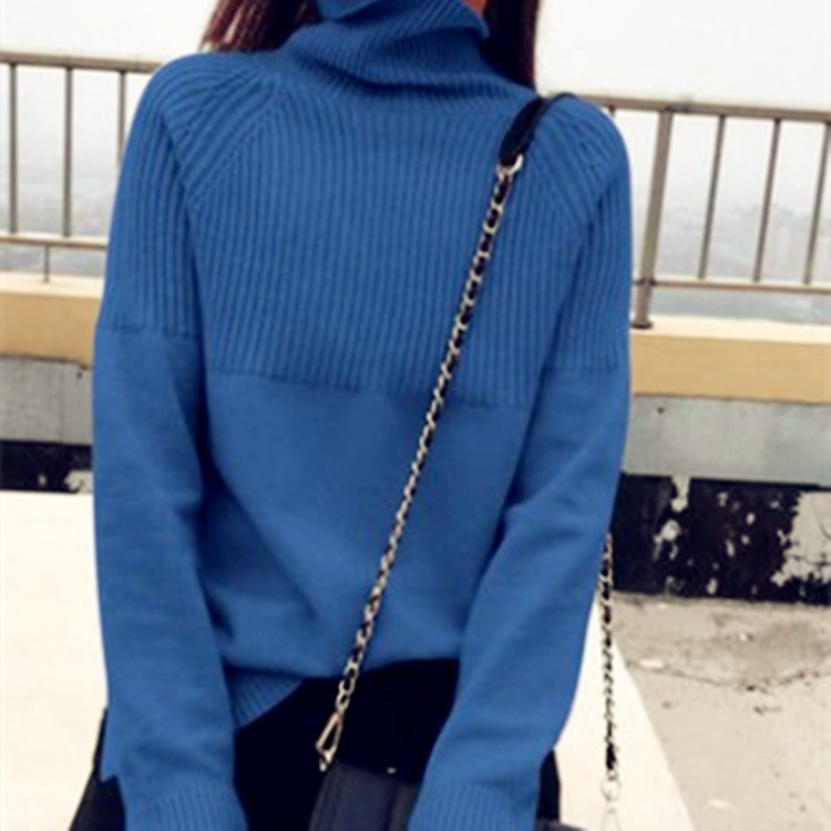 Turtleneck Retro Loose Pullover Sweater