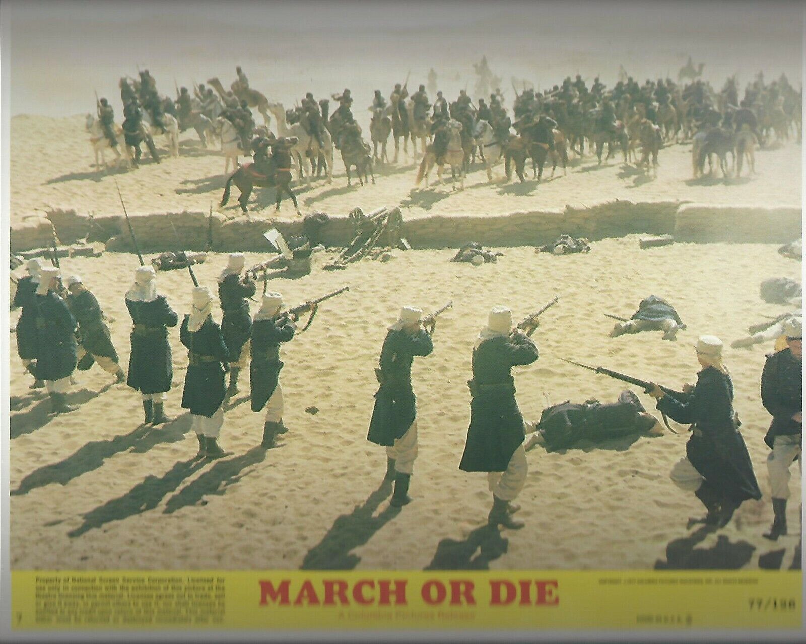 March Or Die Original 8x10 Lobby Card Poster 1977 Photo Poster painting #7 Terence Hill