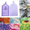 2 Stück Diamond Painting Tablett Y-förmige Perlenaufbewahrung Sortierplatte (hellviolett)