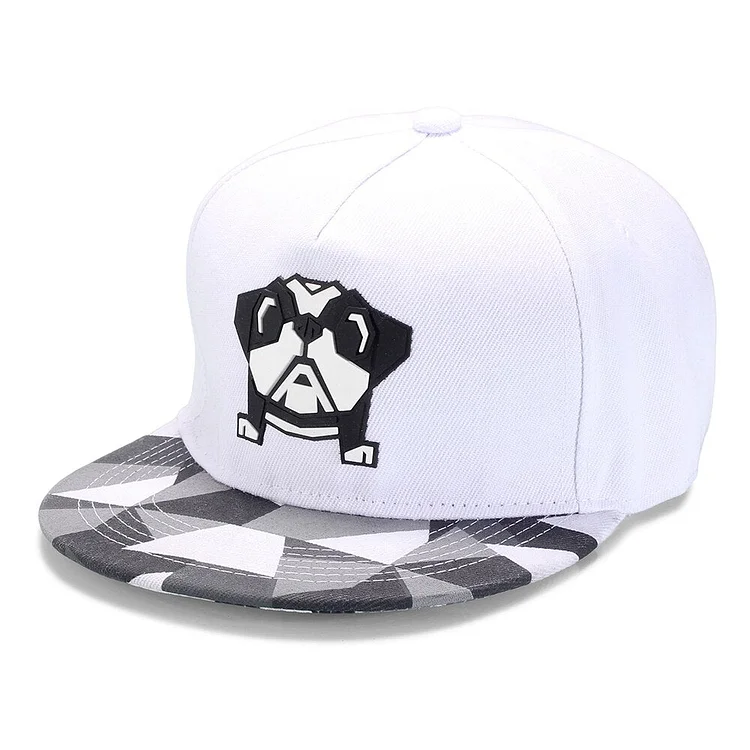Hip Hop Hat Dog Design Adjustable Snapback Cap Big Size Baseball Cap For Men Women