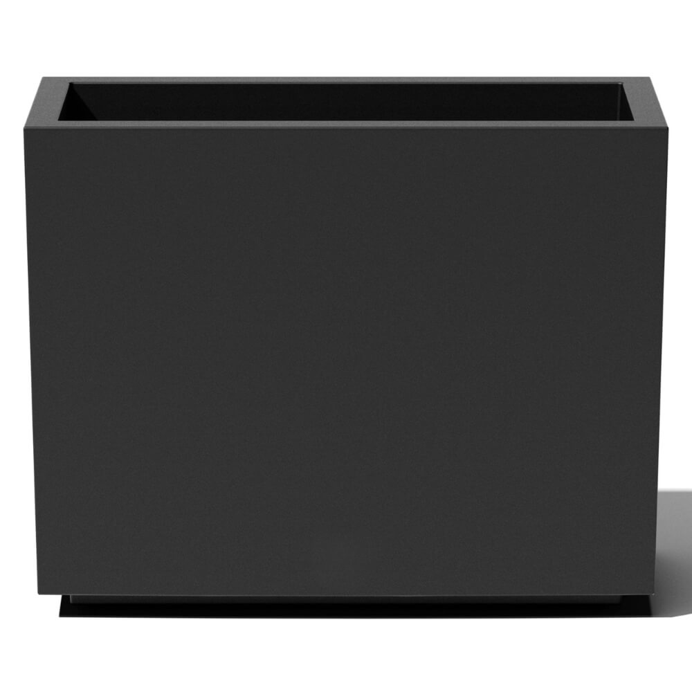 Luxury Galvanized Steel Rectangular Planter