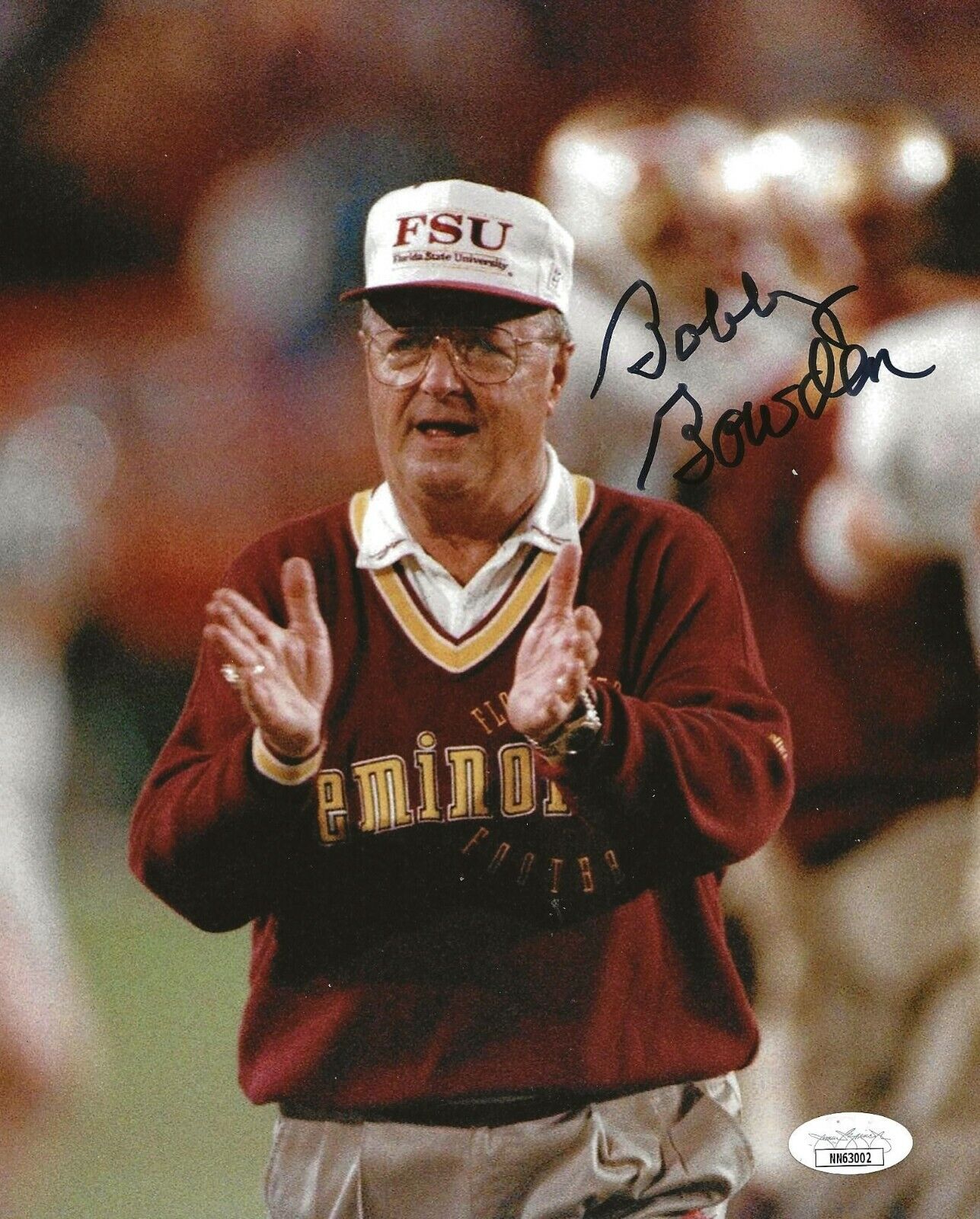 Bobby Bowden signed Florida State Seminoles 8x10 Photo Poster painting autographed 8 JSA