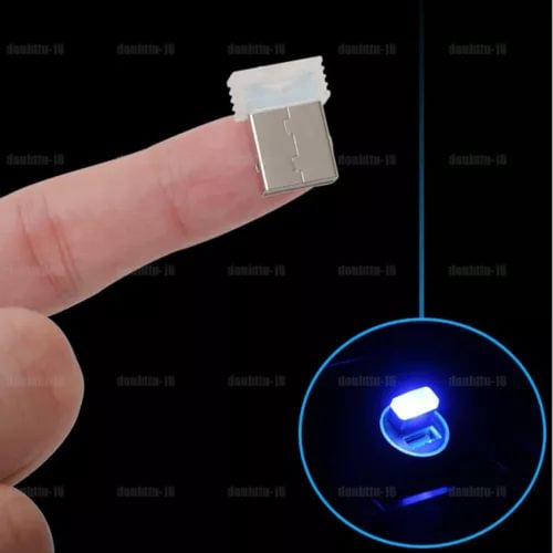 Dronehint 1x Mini USB LED Car Light Atmosphere Decor Trims Lamp Light Parts Accessories (For: Acura) Parts