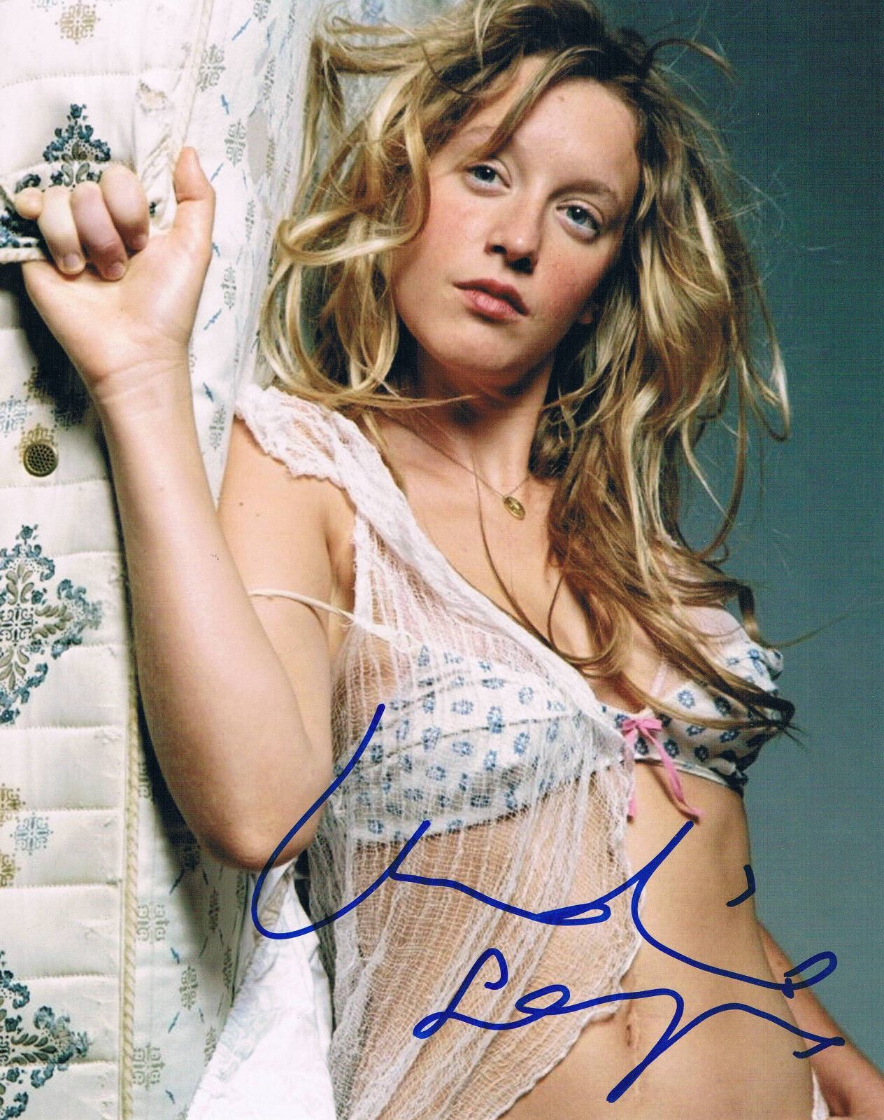 Ludivine Sagnier genuine autograph Photo Poster painting 8x10