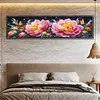 Peony-11CT Stamped Cross Stitch 135*40cm/53.15*15.75in(Big Size)