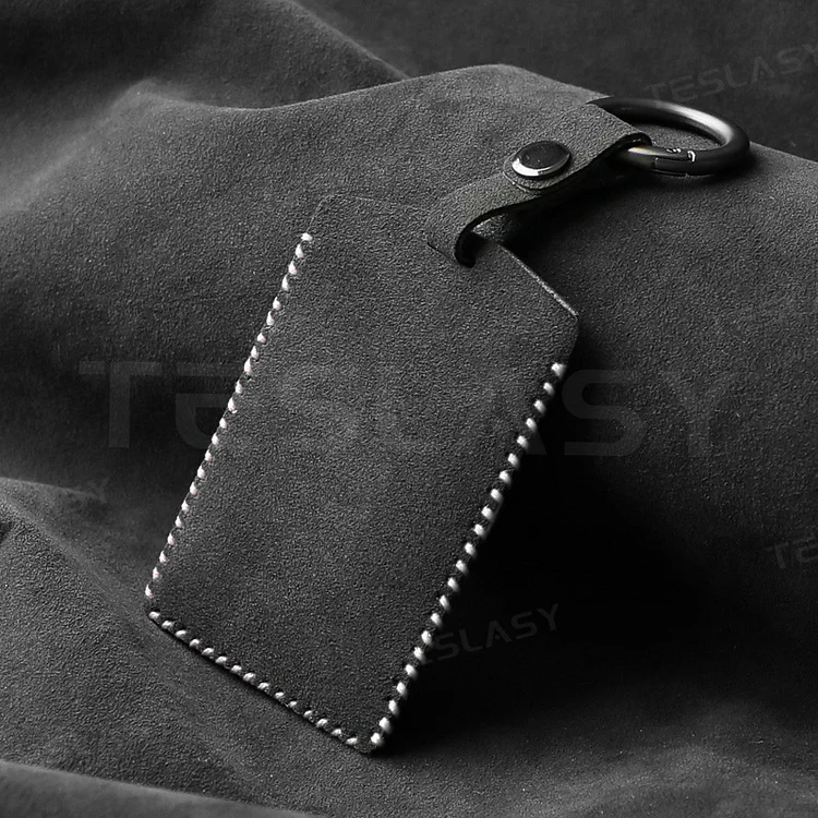 TESLASY Tesla Alcantara Key Card Holder Protector