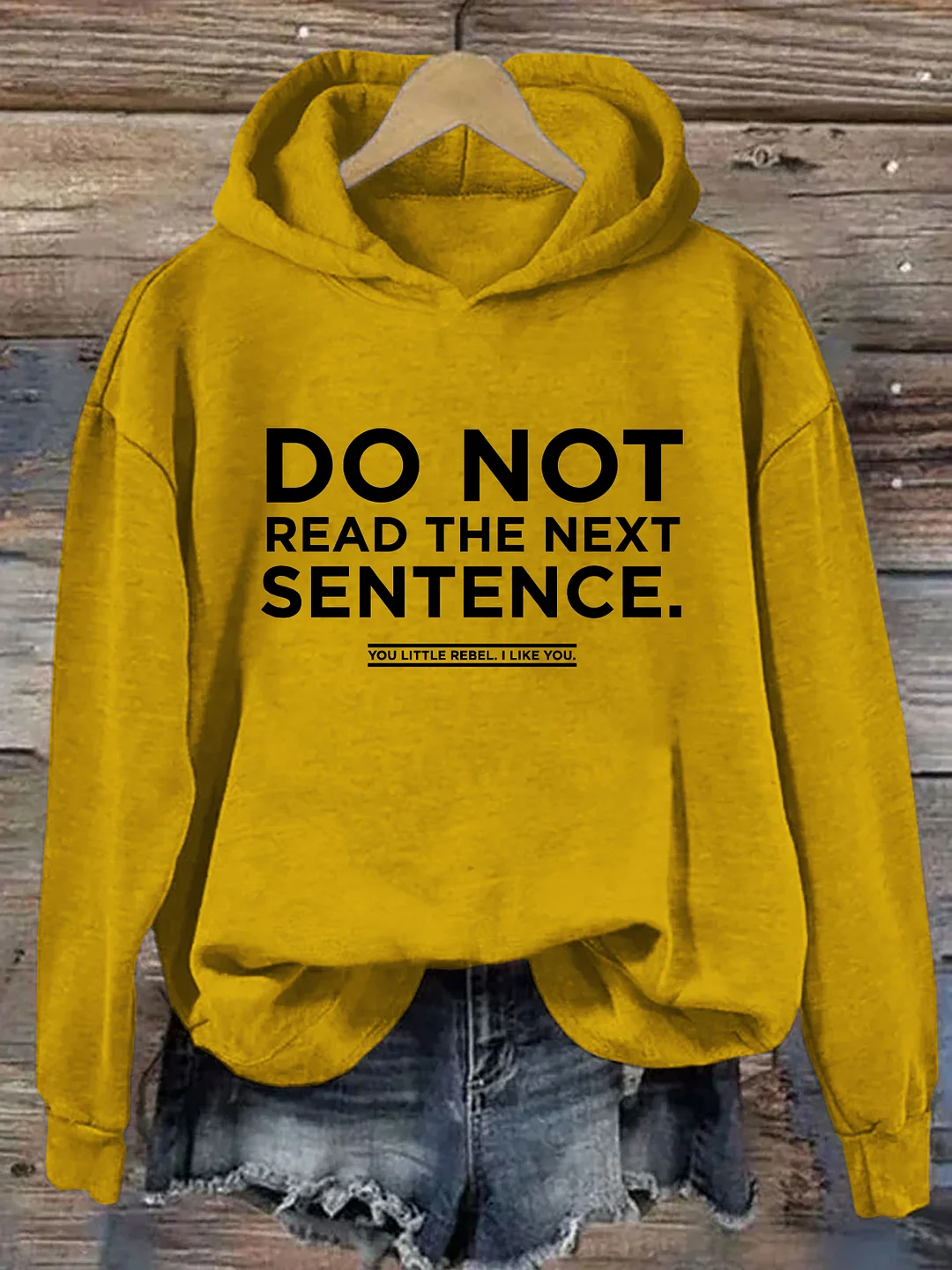 Do Not Read The Next Sentence Hoodie